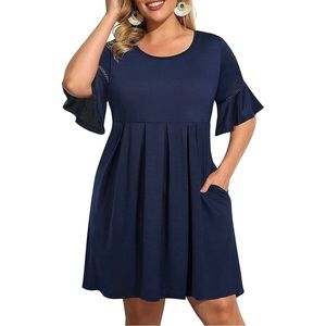 👗Plus Size Navy Dress  - Size 20 - NWT👗
